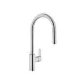 Смеситель для кухни Vitra Inox с выдвижным изливом (A42153EXP) Смеситель для кухни Vitra Inox с выдвижным изливом (A42153EXP)