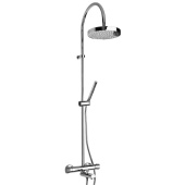 Душевая система PAINI Cox 200 мм, с изливом и термостатом, хром CROMO3 (CR) (78CR687TH1KM) Душевая система PAINI Cox 200 мм, с изливом и термостатом, хром CROMO3 (CR) (78CR687TH1KM)